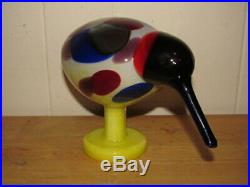 Iittala Limited Edition Art Glass Kiwi By Toikka Finland Signed Limited Edition