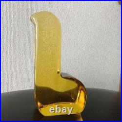 Iittala Mina Perhonen Glass Bird Figurine 2020 Gray Lemon Seville Orange Set