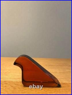 Iittala Mina Perhonen Seville Orange Grey Lemon Glass Bird Figurine Figure Ornam Iittala Mina Perhonen Seville Orange Grey Lemon Glass Bird Figurine Figure Ornam