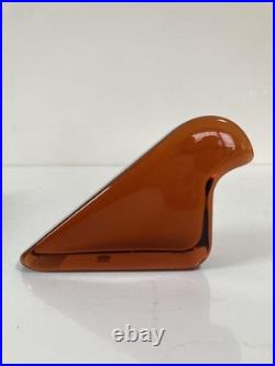 Iittala Minapelhonen Glass Bird Seville Orange Ornament Interior