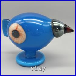 Iittala Nuutajarvi Art Glass Oiva Toikka Turkey Fowl Bird Figurine 7.5 Finland Iittala Nuutajarvi Art Glass Oiva Toikka Turkey Fowl Bird Figurine 7.5 Finland