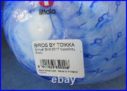 Iittala OIVA TOIKKA, Annual 2017 Art Glass Bird, Kiuru, Skylark, New In Box