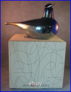 Iittala OIVA TOIKKA Art Glass Bird Night Tern, Limited Edition, New In Box