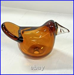 Iittala OIVA TOIKKA, Art Glass Bird, Sieppo, Flycatcher, Excellent Condition Iittala OIVA TOIKKA, Art Glass Bird, Sieppo, Flycatcher, Excellent Condition