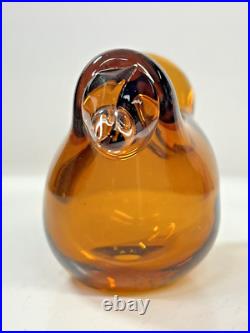 Iittala OIVA TOIKKA, Art Glass Bird, Sieppo, Flycatcher, Excellent Condition Iittala OIVA TOIKKA, Art Glass Bird, Sieppo, Flycatcher, Excellent Condition