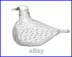 Iittala OIVA TOIKKA Art Glass Bird Sovinnon Kyyhky, Reconciliation Dove New