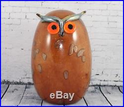 Iittala OIVA TOIKKA Art Glass Bird UHU owl NIB