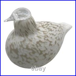 Iittala Oiva Toika Nuutajarvi Art Glass Bird Willow Grouse Iittala Oiva Toika Nuutajarvi Art Glass Bird Willow Grouse