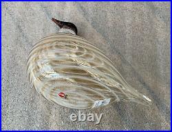 Iittala Oiva Toikka Annual Bird Birds 2022 Crake 145x115mm copper NEW Gift Box