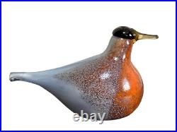 Iittala Oiva Toikka Annual bird American Robin 2014 Made in Finland from Japan