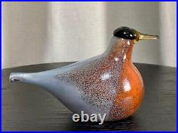 Iittala Oiva Toikka Annual bird American Robin 2014 Made in Finland from Japan
