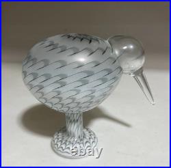 Iittala Oiva Toikka Beach Kiwi Art glass Bird Limited edition Nuutajarvi Finland Iittala Oiva Toikka Beach Kiwi Art glass Bird Limited edition Nuutajarvi Finland