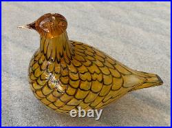 Iittala Oiva Toikka Bird Birds 2006 Summer Grouse 150 x 110 mm NEW Gift Box