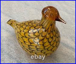 Iittala Oiva Toikka Bird Birds 2006 Summer Grouse 150 x 110 mm NEW Gift Box