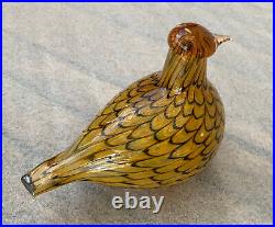 Iittala Oiva Toikka Bird Birds 2006 Summer Grouse 150 x 110 mm NEW Gift Box