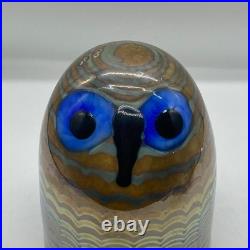 Iittala Oiva Toikka Bird Owl Glass Figurine Iittala Oiva Toikka Bird Owl Glass Figurine