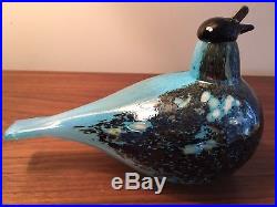Iittala Oiva Toikka California Quail Glass Bird EXTREMELY RARE