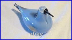 Iittala Oiva Toikka Collection Signed Glass Bird Sky Curlew Nib