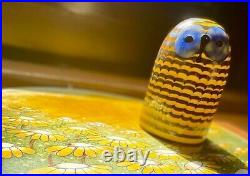 Iittala Oiva Toikka Glass Bird Northern Owl Owlet Scope RARE with Box 10.5cm JP