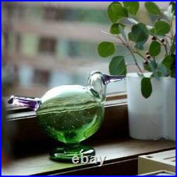 Iittala Oiva Toikka IITTALA SCOPE custom order Evening Bird glass with Box