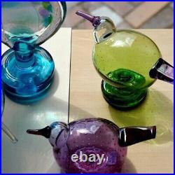 Iittala Oiva Toikka IITTALA SCOPE custom order Evening Bird glass with Box