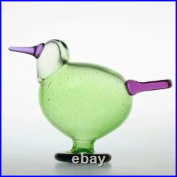 Iittala Oiva Toikka IITTALA SCOPE custom order Evening Bird glass with Box