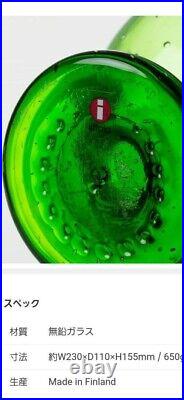 Iittala Oiva Toikka IITTALA SCOPE custom order Evening Bird glass with Box