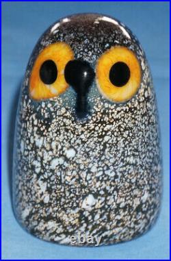 Iittala Oiva Toikka LITTLE BARN OWL Art Glass Bird
