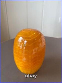 Iittala Oiva Toikka Northern Owl Bird Yellow Glass Figurine Finland Art Scope Jp
