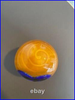 Iittala Oiva Toikka Northern Owl Bird Yellow Glass Figurine Finland Art Scope Jp