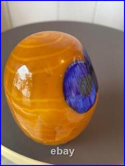 Iittala Oiva Toikka Northern Owl Bird Yellow Glass Figurine Finland Art Scope Jp