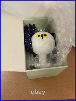 Iittala Oiva Toikka Northern Owl with Foot Glass Bird Limited Edition