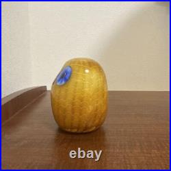 Iittala Oiva Toikka Northern owl yellow Glass Art Finland Scope