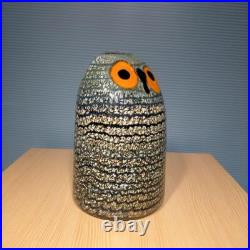 Iittala Oiva Toikka Owl Art Glass Bird Vintage Iittala Oiva Toikka Owl Art Glass Bird Vintage