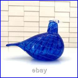 Iittala Oiva Toikka bird Blue Bird for SSKK 1990 Birds by Toikka 13.5cm×9cm Iittala Oiva Toikka bird Blue Bird for SSKK 1990 Birds by Toikka 13.5cm×9cm