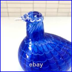 Iittala Oiva Toikka bird Blue Bird for SSKK 1990 Birds by Toikka 13.5cm×9cm Iittala Oiva Toikka bird Blue Bird for SSKK 1990 Birds by Toikka 13.5cm×9cm
