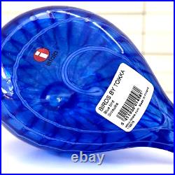 Iittala Oiva Toikka bird Blue Bird for SSKK 1990 Birds by Toikka 13.5cm×9cm Iittala Oiva Toikka bird Blue Bird for SSKK 1990 Birds by Toikka 13.5cm×9cm