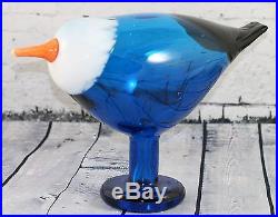 Iittala Oiva Toikka bird, excellent BLUE MAGPIE / Retired, RARE