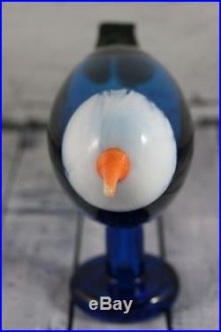 Iittala Oiva Toikka bird, excellent BLUE MAGPIE / Retired, RARE