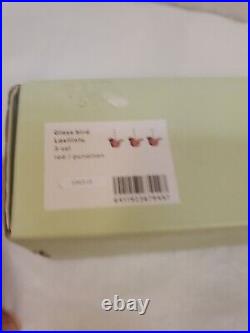 Iittala Ornament Glass Bird Red 3 Set Boxed Curious Mind of Oiva Toikka Iittala Ornament Glass Bird Red 3 Set Boxed Curious Mind of Oiva Toikka