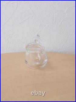 Iittala Sieppo Clear Glass Handcrafted Bird Oiva Collection Used Iittala Sieppo Clear Glass Handcrafted Bird Oiva Collection Used