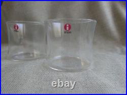 Iittala Timo Sarpaneva Bird Bottle & Drinking Glass Set of 3 Edition 2002 Used