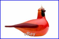 Iittala Toikka Birds Red Cardinal 21cm by 14.5cm