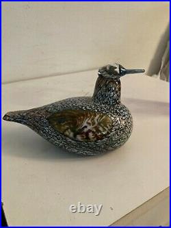 Iittala Toikka Sorsanaaras Glass Bird Made In Finland