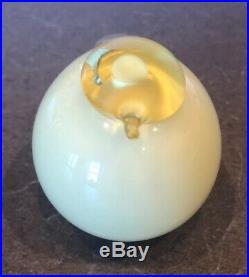 Iittala Yellow Puffball/Glass Bird One of a kind