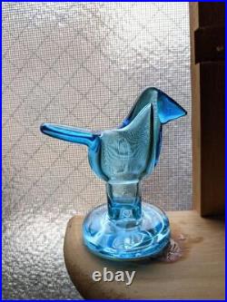 Iittala bird OIVA TOIKKA SCOPE 2021 sky blue turquoise