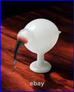 Iittala bird Toikka Oiva Crested IBIS WHITE 213 / 500 Limited Reprinted 2014