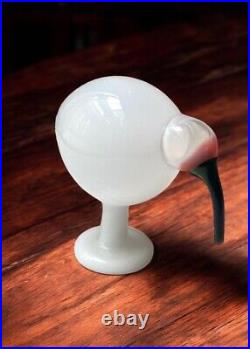 Iittala bird Toikka Oiva Crested IBIS WHITE 213 / 500 Limited Reprinted 2014