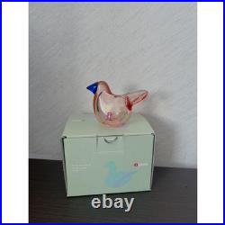 Italian glass bird figurine iittala Italian glass bird figurine iittala