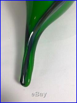 Large Oiva Toikka Green Lapwing Bird Nuutajavi Iittala 9C